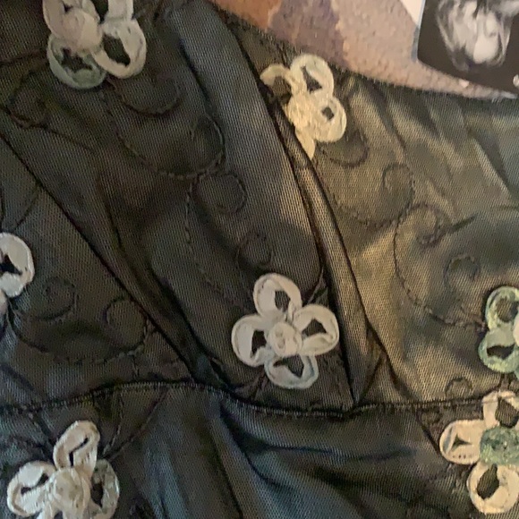 VINTAGE BETSEY JOHNSON MESH COCKTAIL MIDI DRESS 90s Y2K NWT MADMEN S 2 4 - Picture 6 of 11